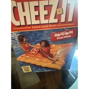 Cheez-It Pool Float | 4.5+ Feet Inflatable Raft, Beach & Lake Ready
